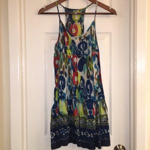 Patterned Jumper Dress
